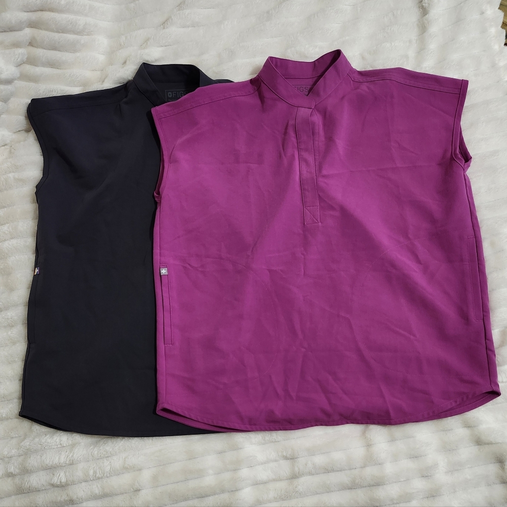 Figs Scrub Rafaela Tops. Grey Is Pride Limited Edition Size XS